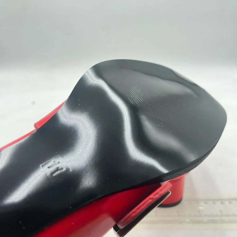 YDN Red Patent Leather Heels - Picture 6 of 8
